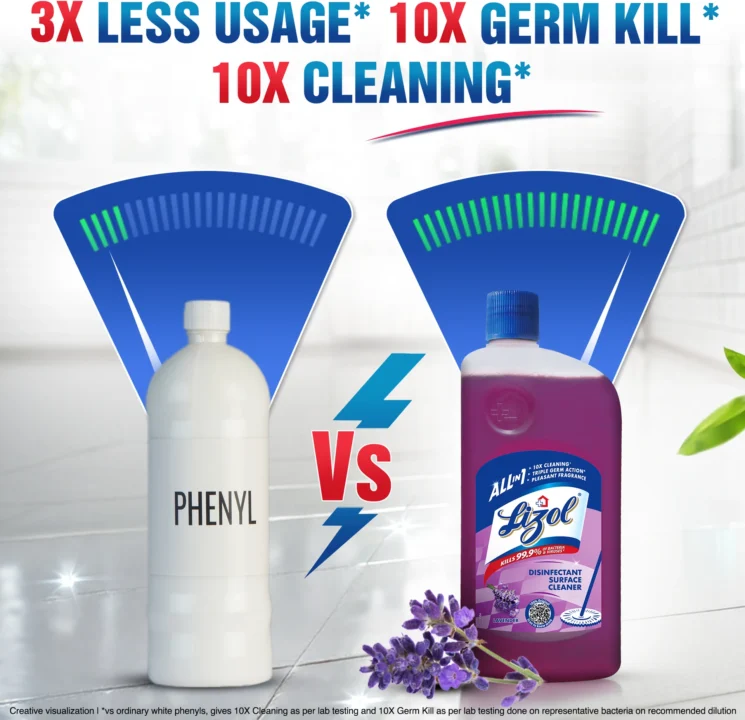Lizol Disinfectant Floor and Surface Cleaner Floral 200ml - Image 5