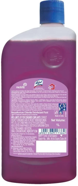 Lizol Disinfectant Floor and Surface Cleaner Floral 200ml - Image 7