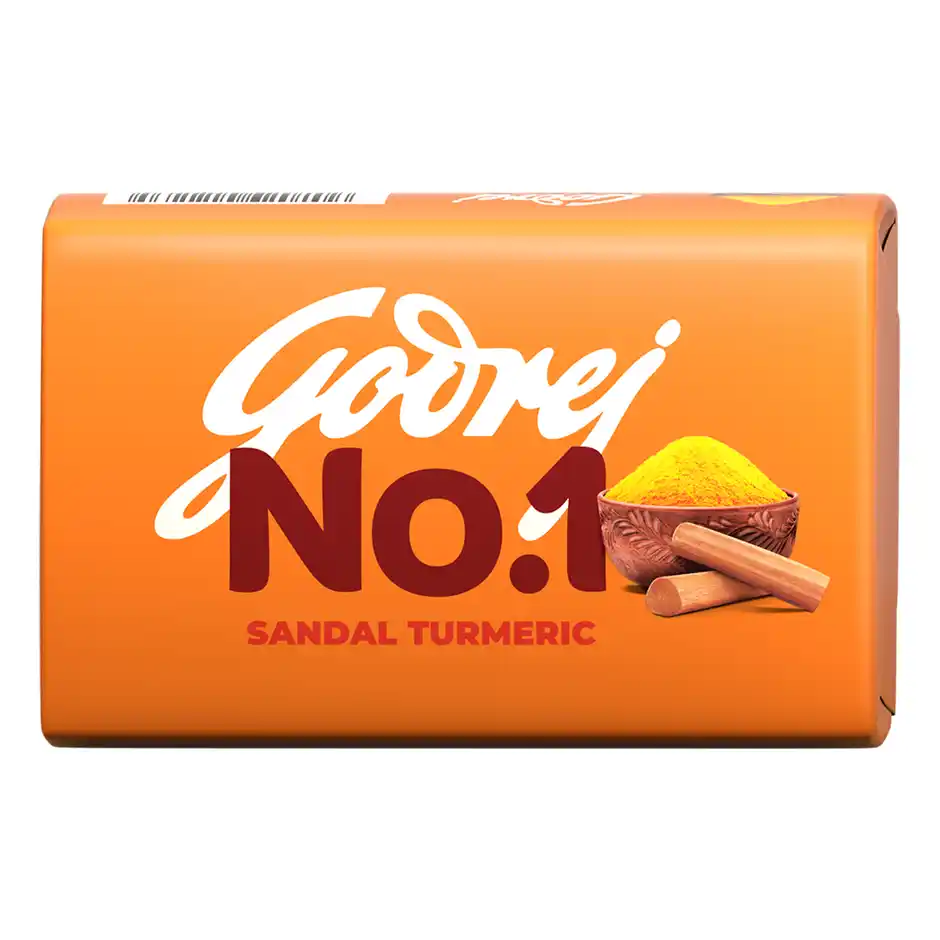Godrej No 1 sandal Turmeric Soap 100gm (4+1 Free) - Image 4